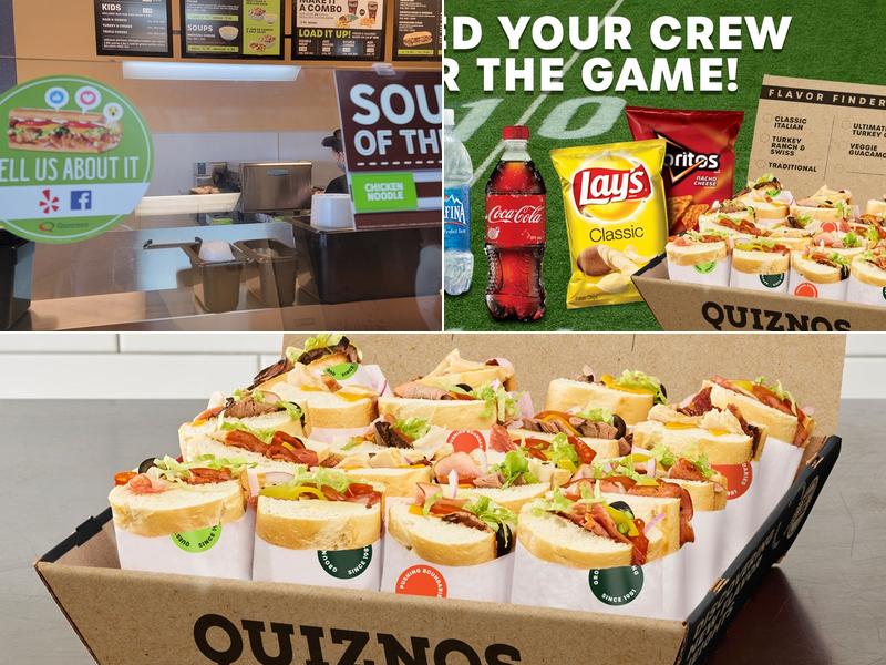 Quiznos Menu