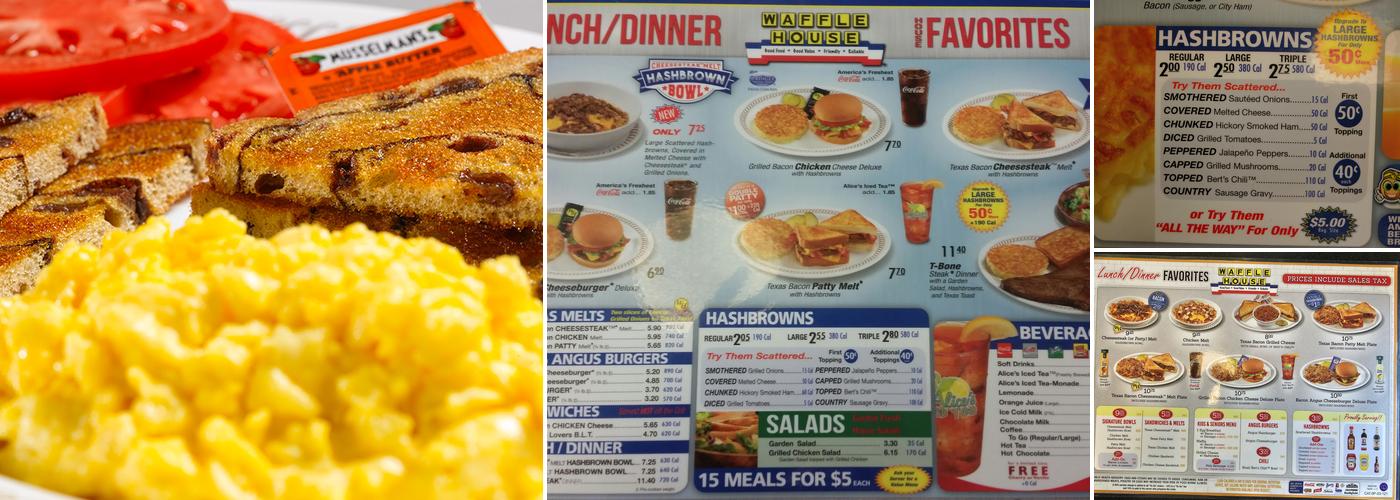 Waffle House Menu