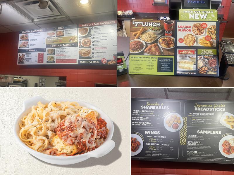 Fazoli's Menu