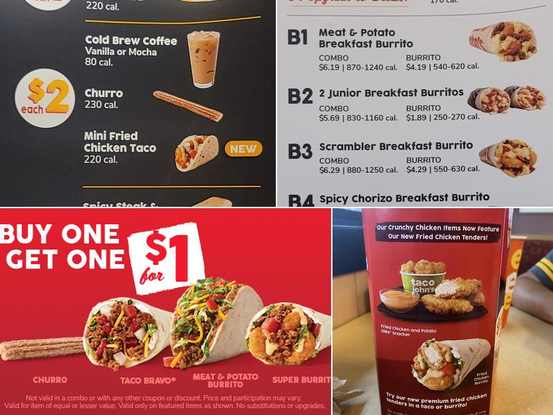 Taco John's Menu