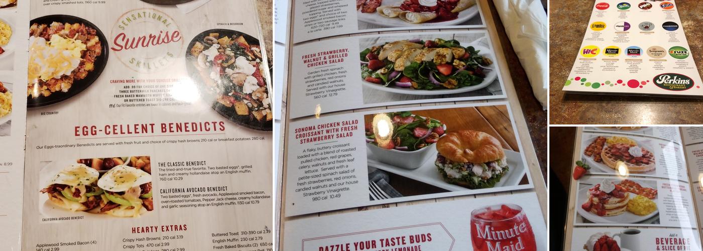 Perkins Restaurant & Bakery Menu