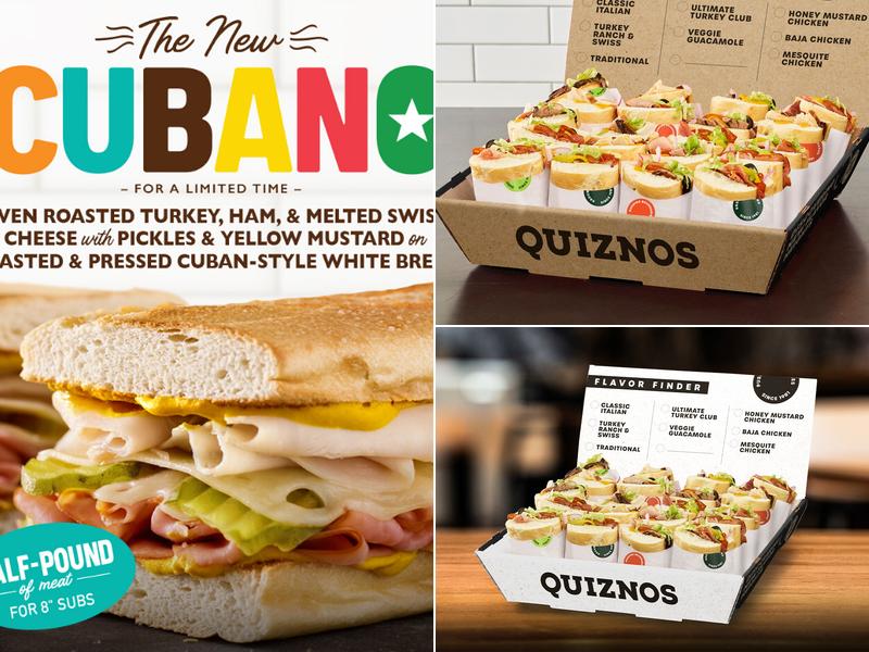 Quiznos Menu