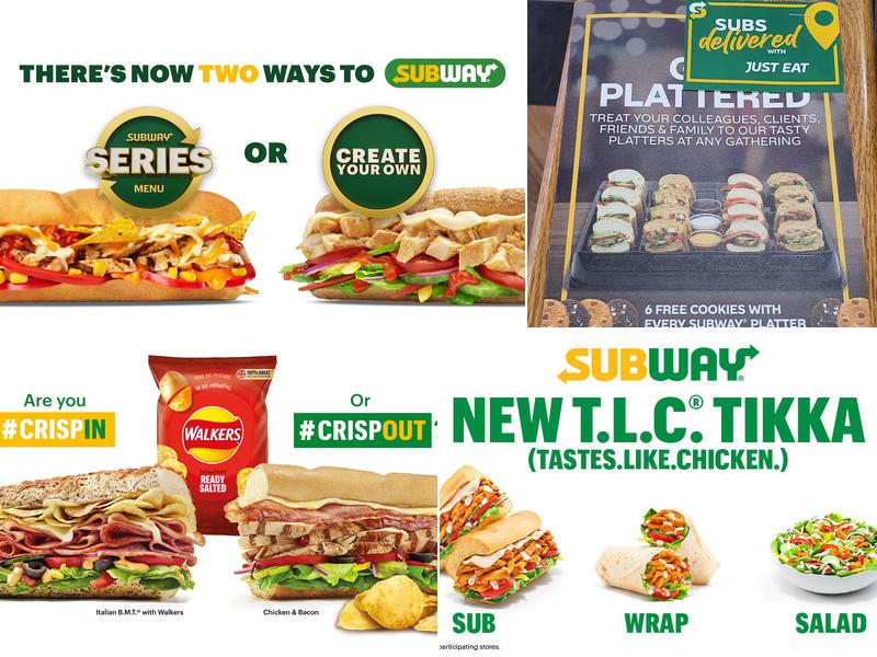 Subway Menu