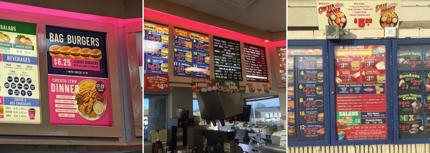 Braum's Ice Cream & Dairy Store Menu