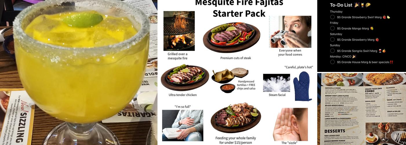 On The Border Mexican Grill & Cantina Menu