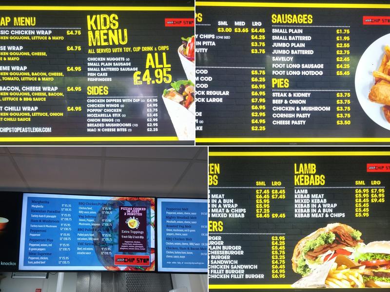 Chip Stop Menu