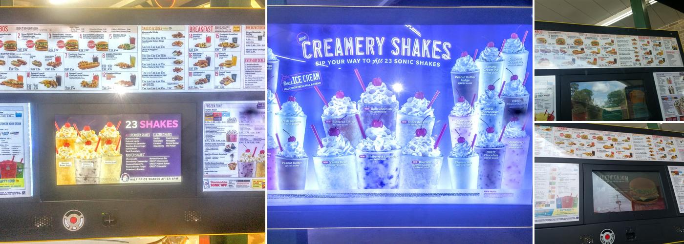 Sonic Drive-In Menu