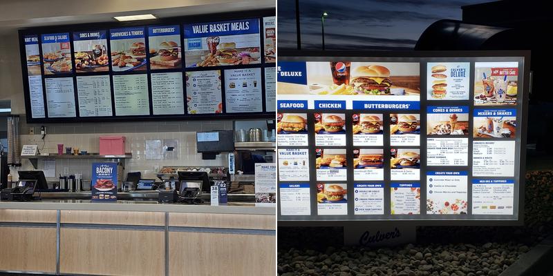 Culver’s Menu