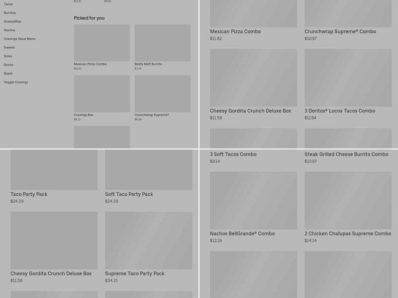 Taco Bell Menu