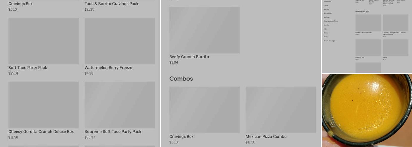 Taco Bell Menu
