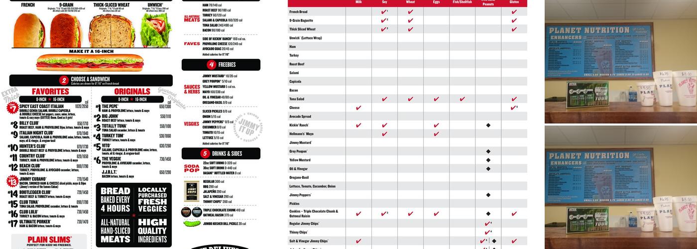 Jimmy John's Menu