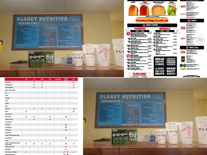 Jimmy John's Menu