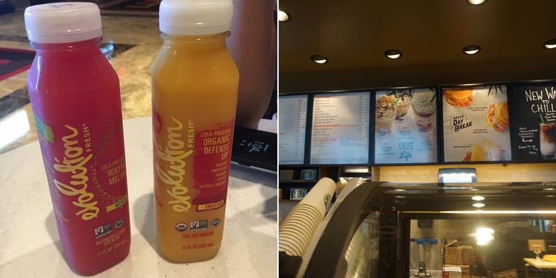 Starbucks Menu