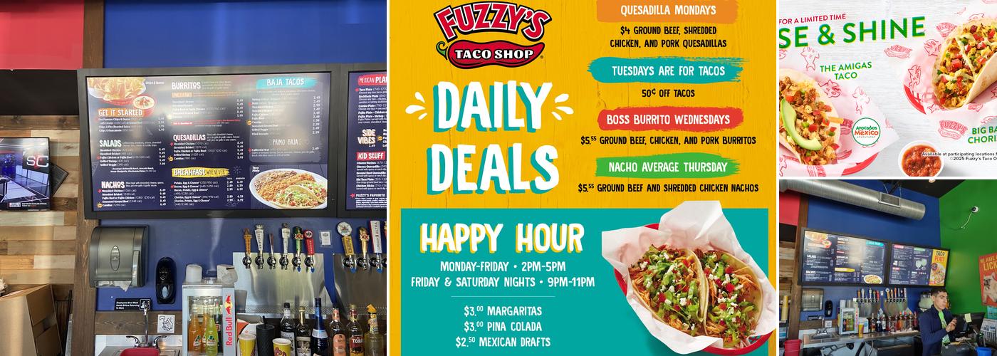 Fuzzy's Taco Shop Menu