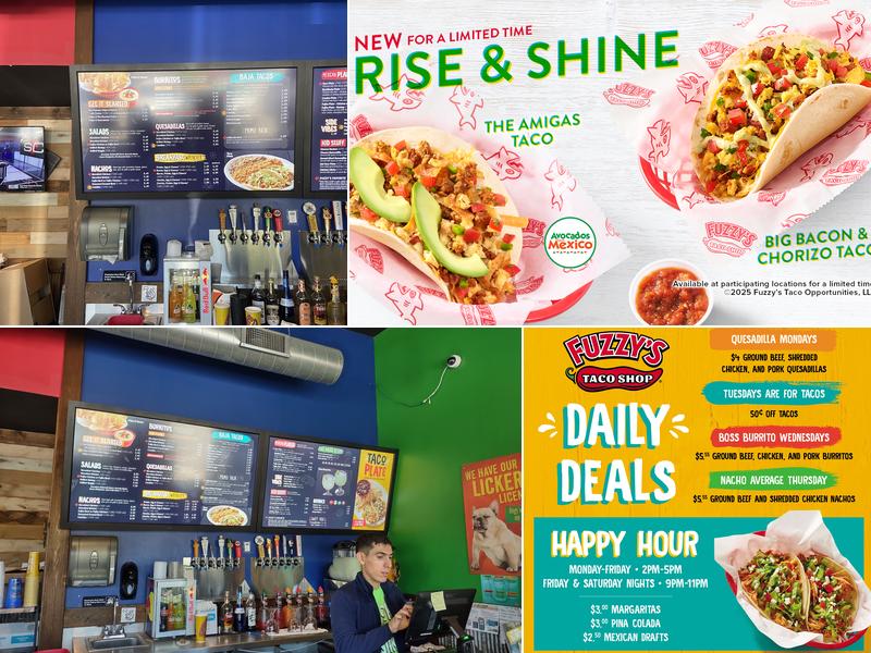 Fuzzy's Taco Shop Menu