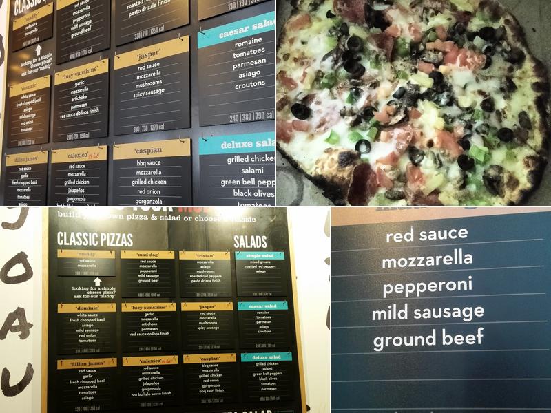 MOD Pizza Menu