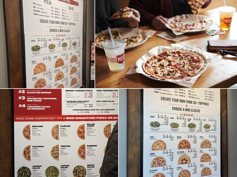 MOD Pizza Menu