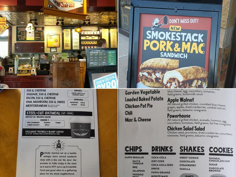 Potbelly Sandwich Shop Menu