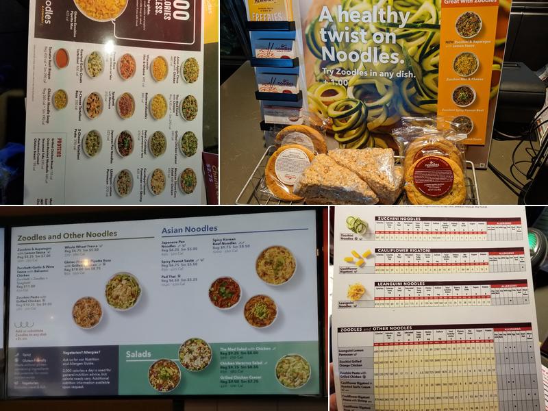 Noodles and Company Menu