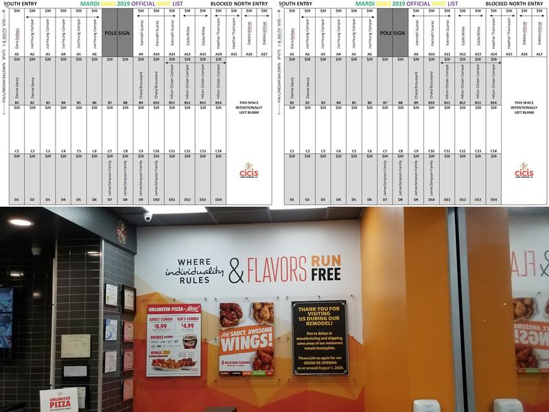 Cicis Pizza Lake Charles Menu