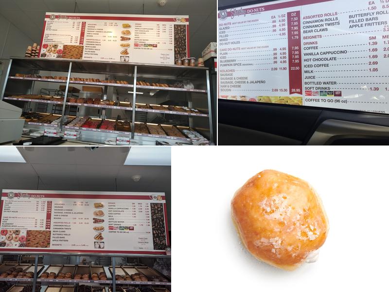 Shipley Do-Nuts Menu