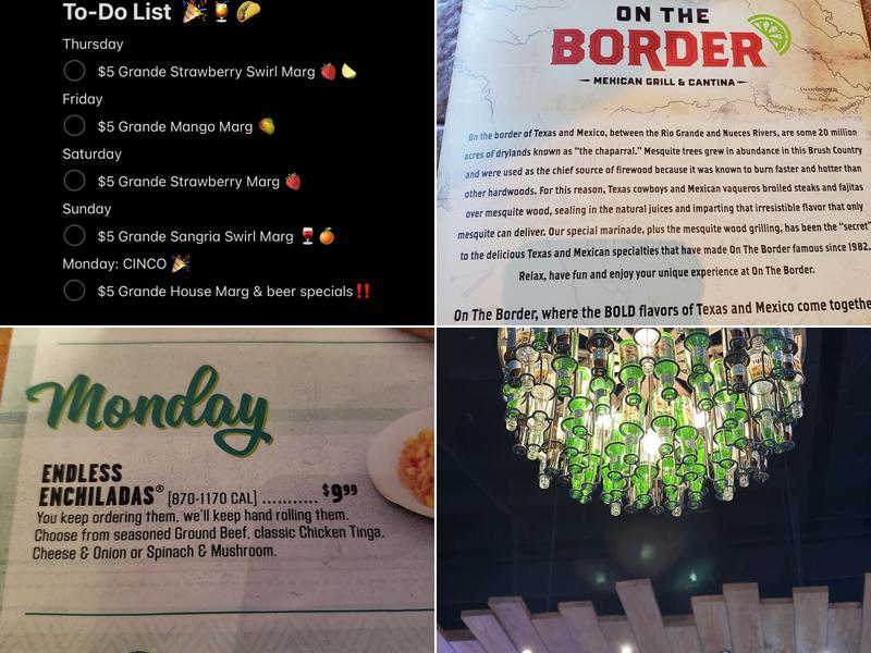 On The Border Mexican Grill & Cantina - Topeka Menu