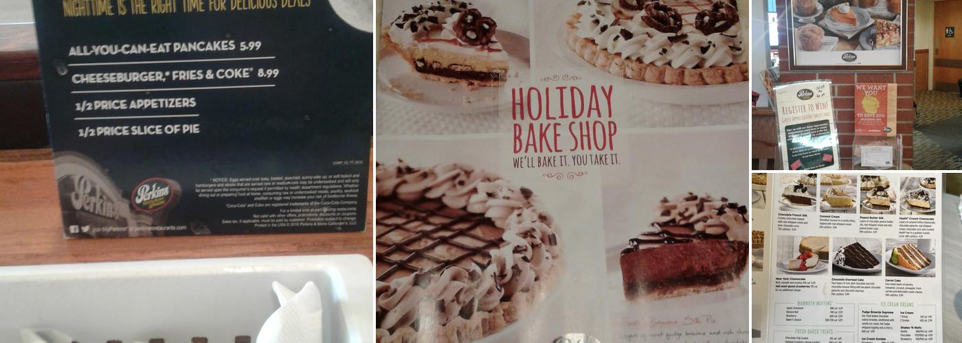 Perkins Restaurant & Bakery Menu
