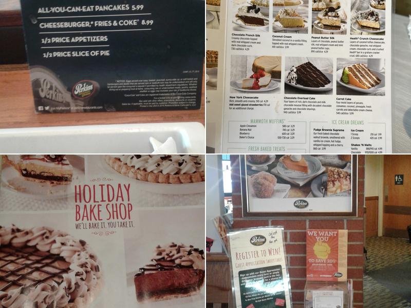 Perkins Restaurant & Bakery Menu