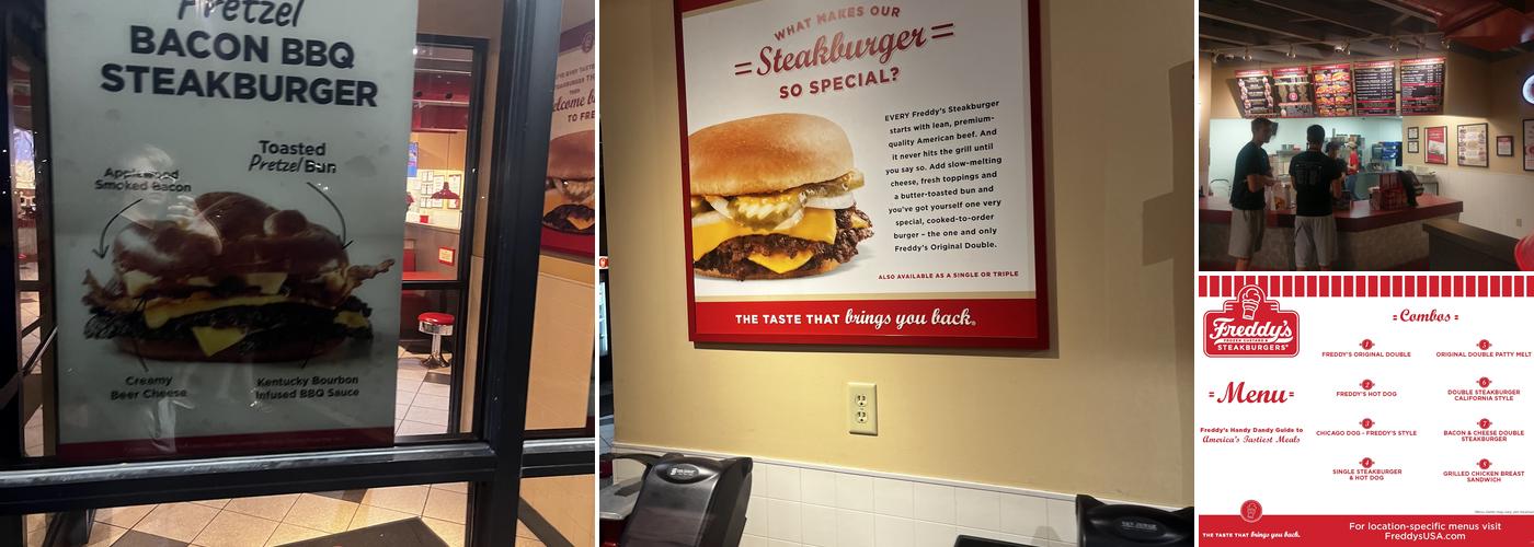 Freddy's Frozen Custard & Steakburgers Menu