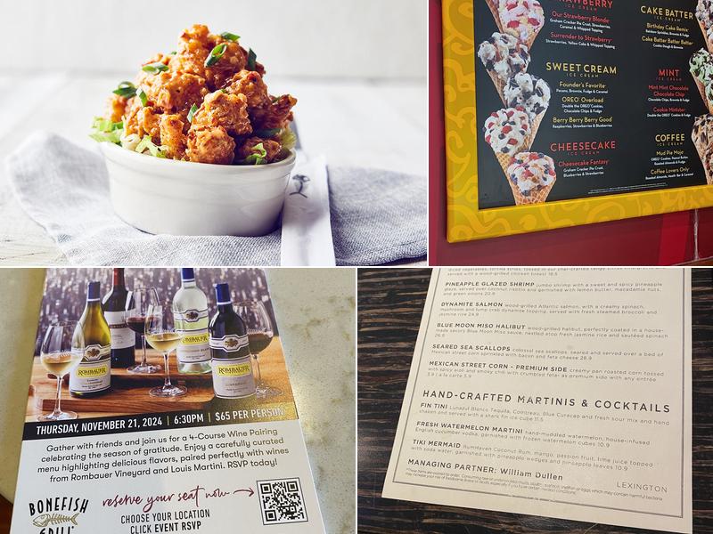 Bonefish Grill Menu