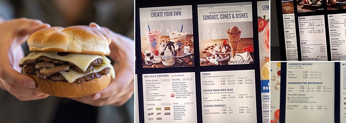 Culver’s Menu