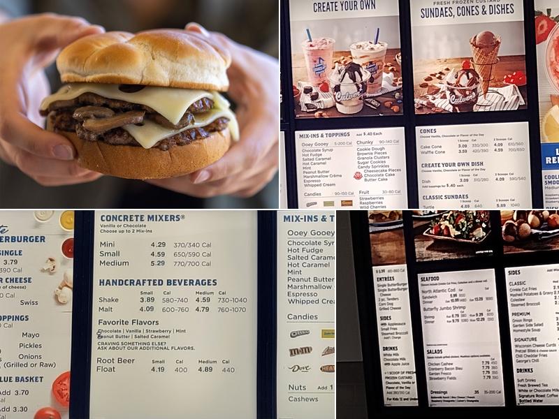 Culver’s Menu