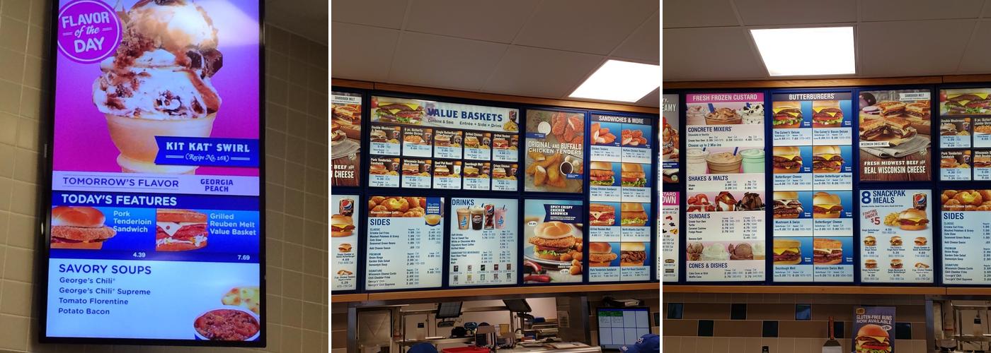 Culver’s Menu