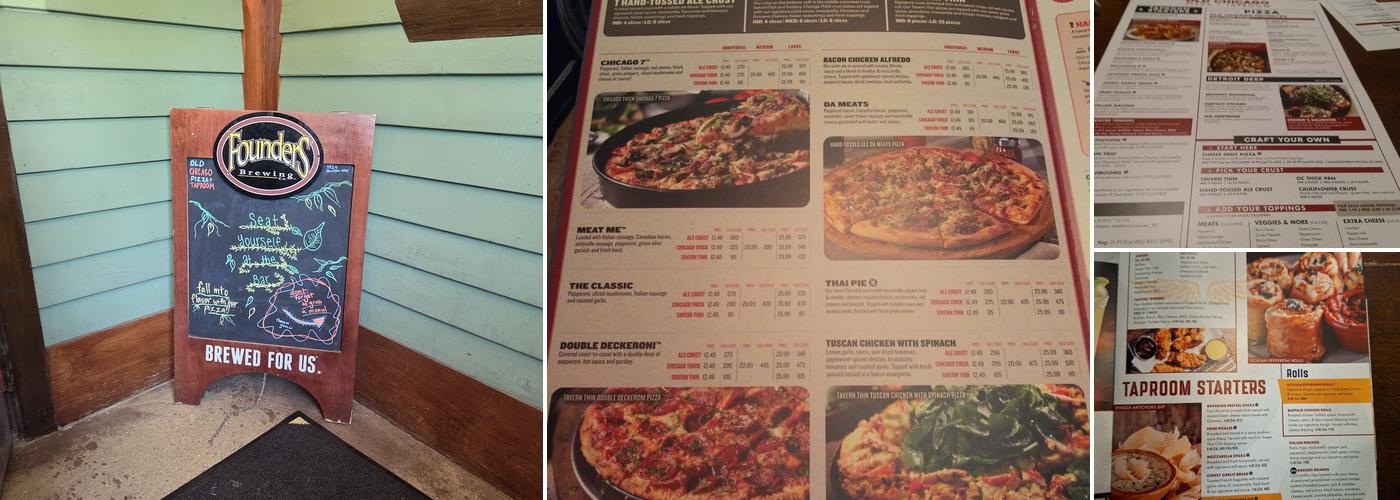 Old Chicago Pizza + Taproom Menu