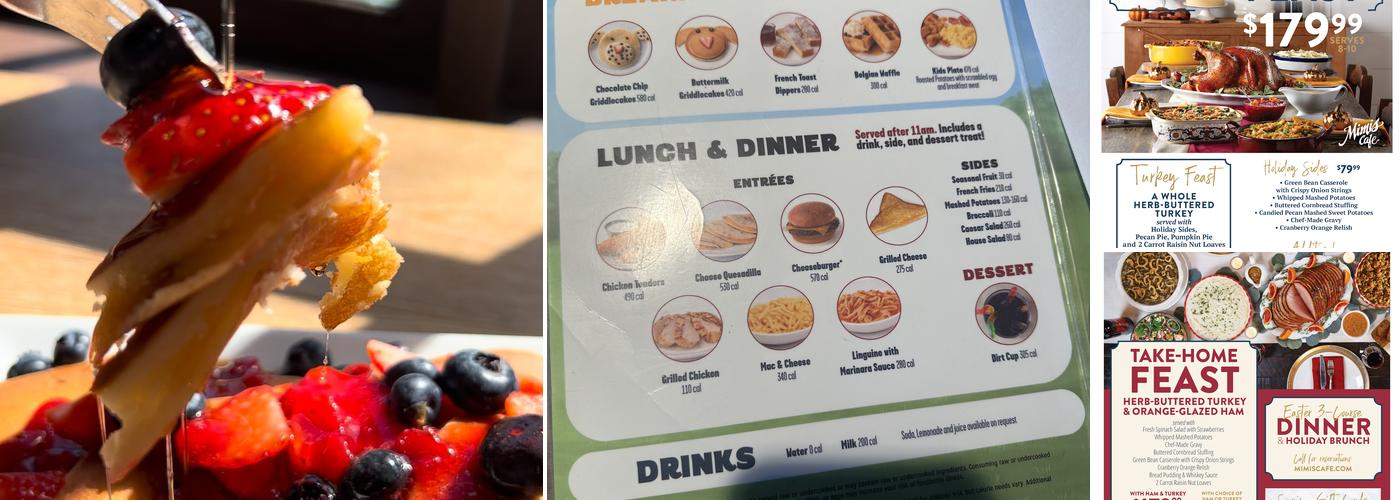 Mimi's Cafe Menu