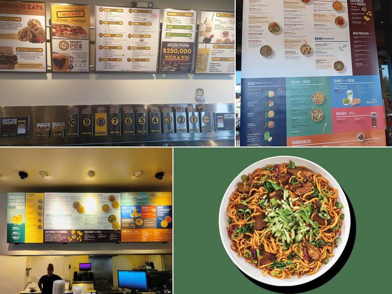 Noodles and Company Menu