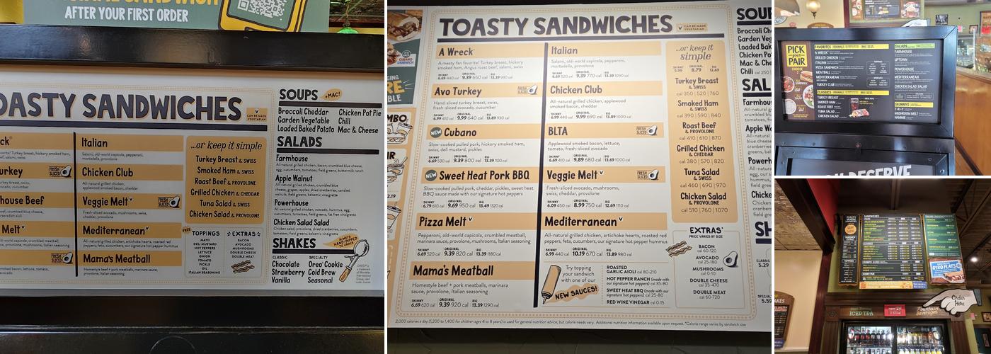 Potbelly Menu
