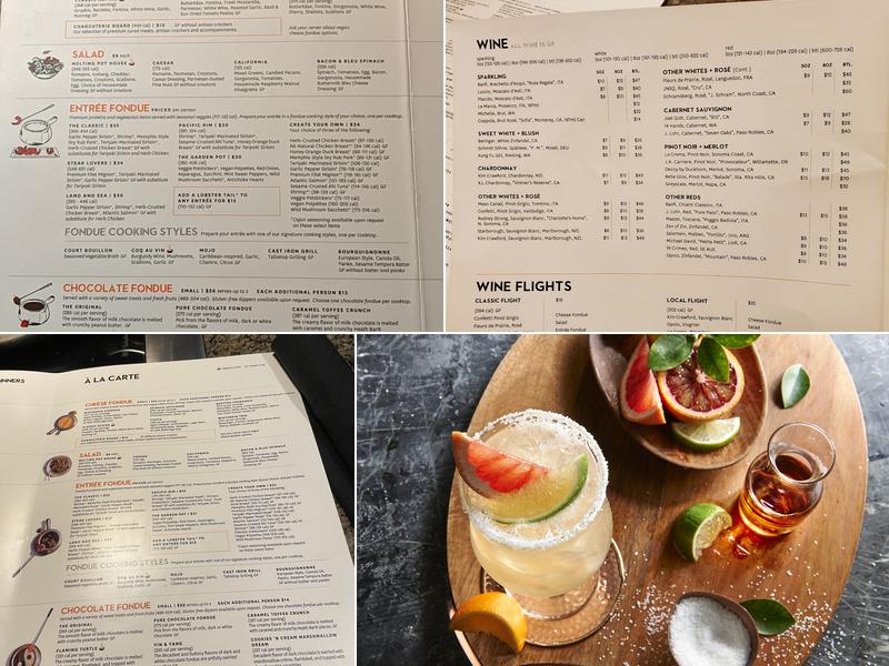 The Melting Pot Menu