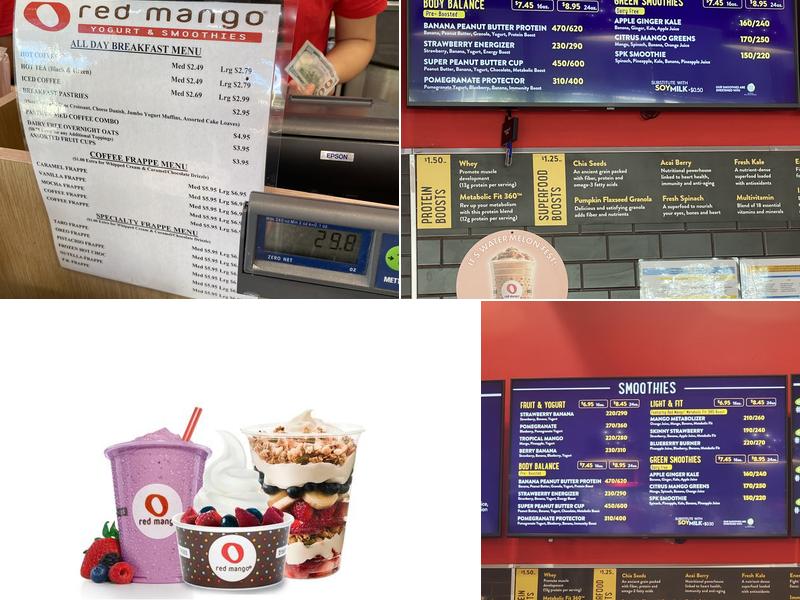 RED MANGO Menu