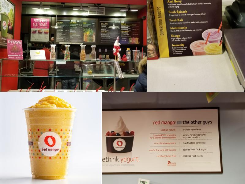 Red Mango Menu