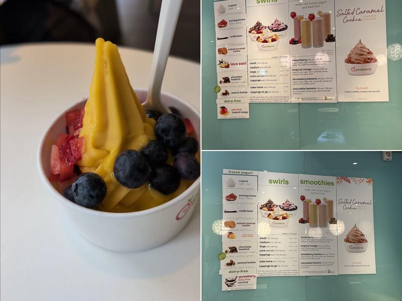 Pinkberry Menu