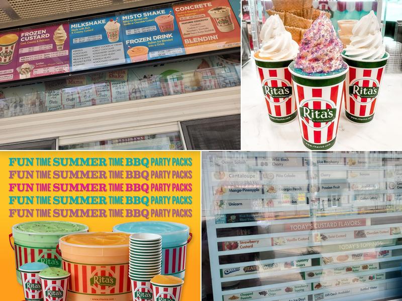 Rita's Italian Ice & Frozen Custard Menu