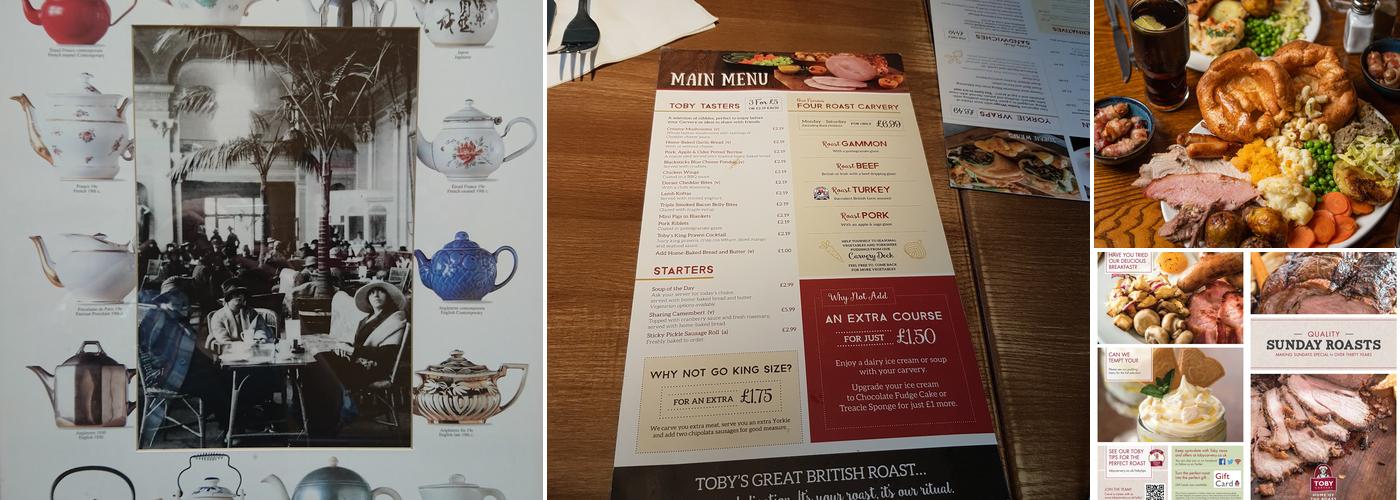 Toby Carvery Loughborough Menu