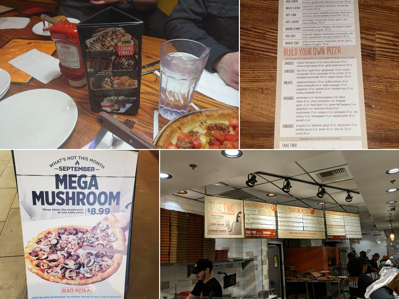 Blaze Pizza Menu