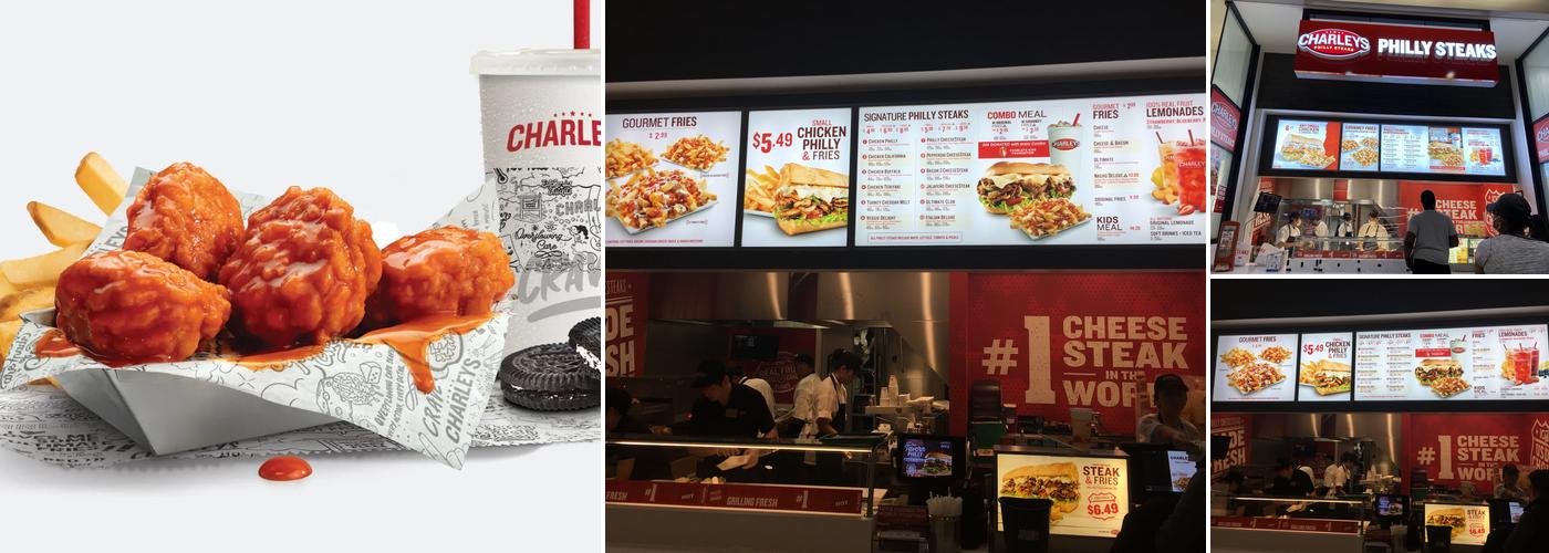 Charleys Cheesesteaks Menu