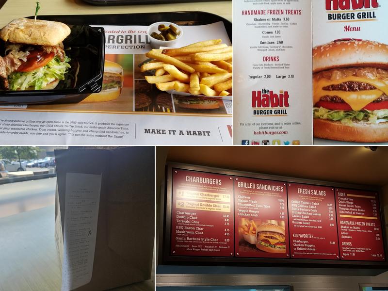 Habit Burger & Grill Menu