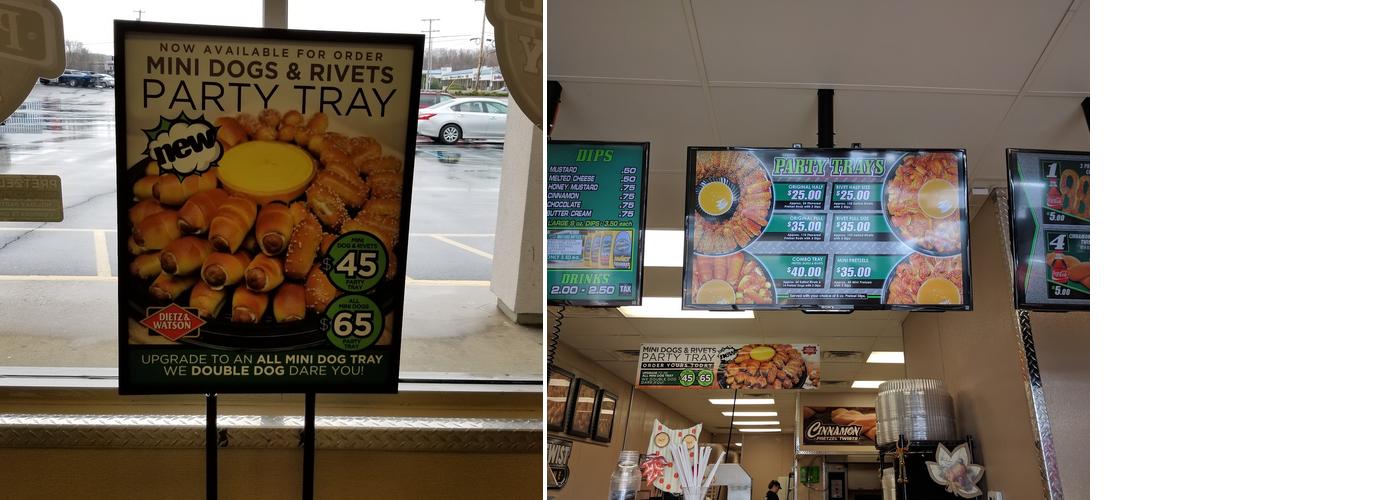 Philly Pretzel Factory Menu