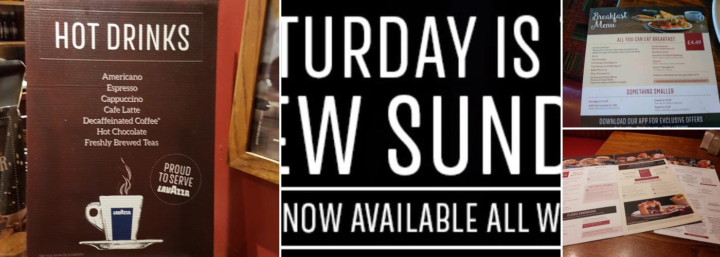 Toby Carvery Washington Menu