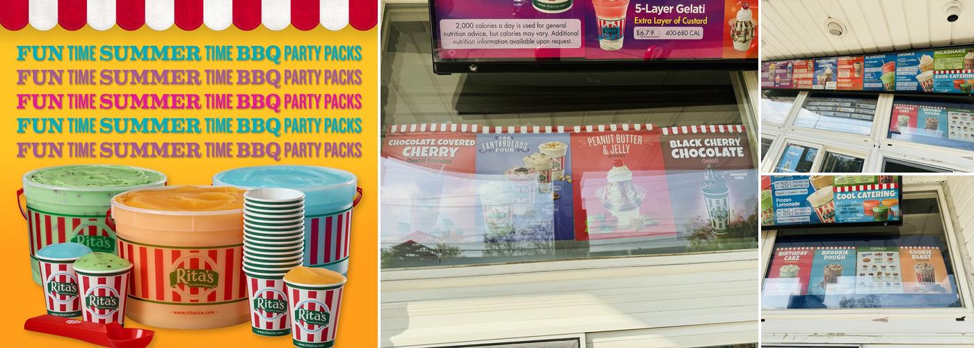 Rita's Italian Ice & Frozen Custard Menu