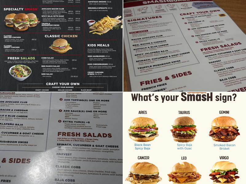 Smashburger Menu